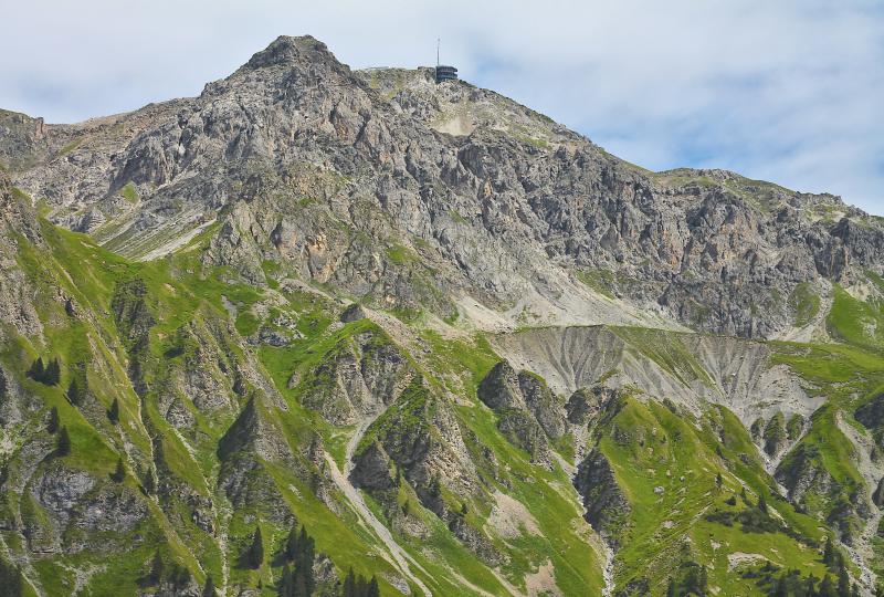 Auf der Schafalp bei Tschiertschen: Das Aroser Weisshorn in Sicht