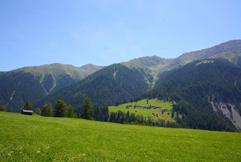 Jenisberg von Davos Wiesen aus gesehen