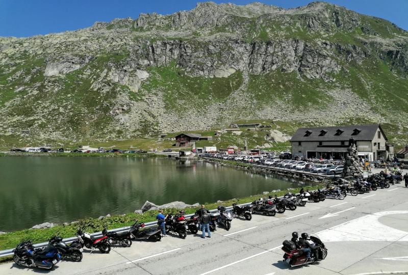 Motorrad-Treffpunkt St. Gotthard Hospiz